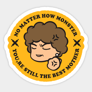 The Best mother Sticker